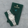 Rolex Air-King 34 Argento Oyster 5500 Silver Lining 